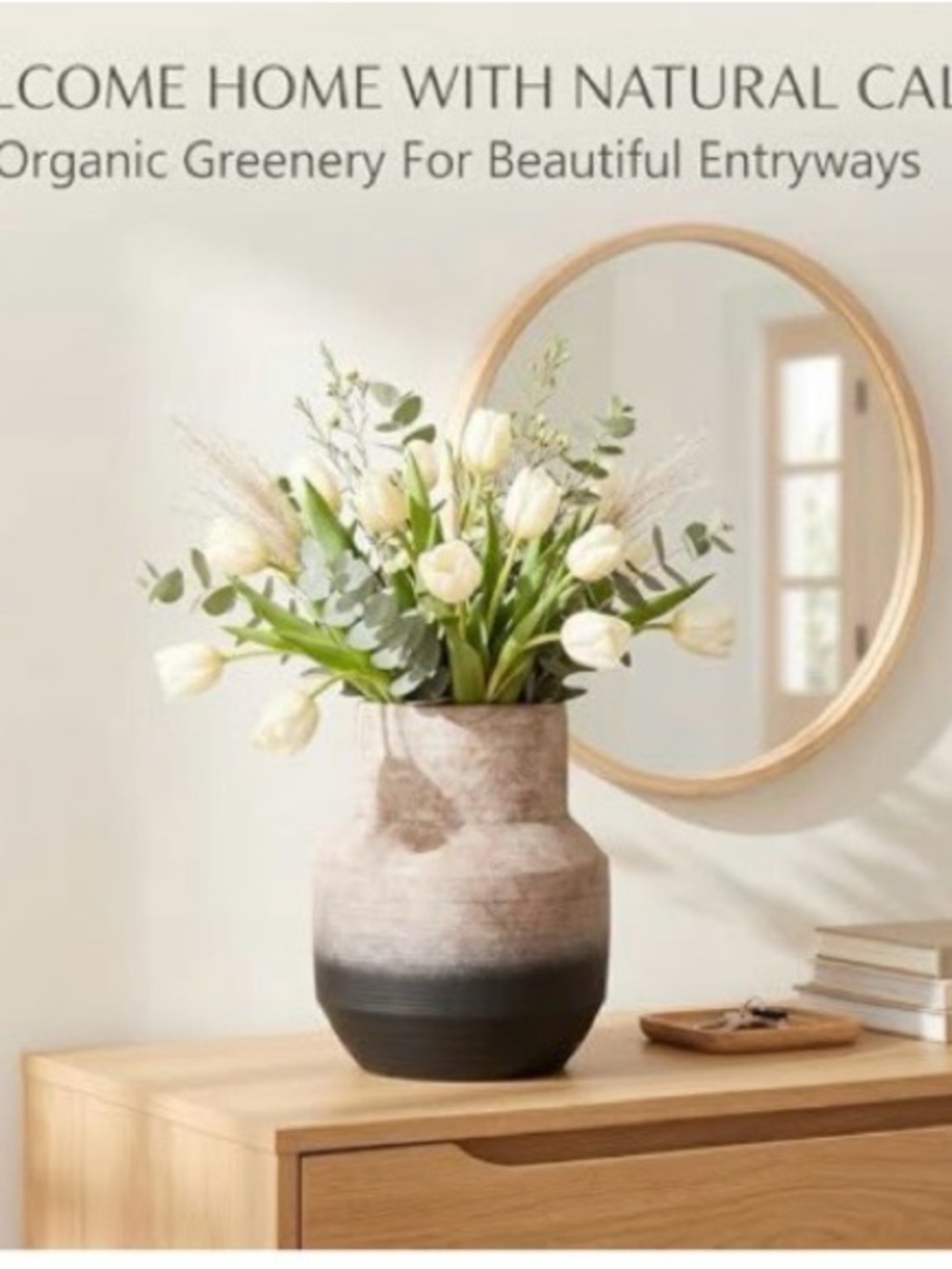 Rustic Ceramic Flower Vase